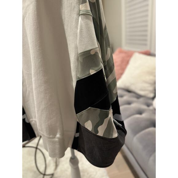 NEW Handmade Upcycled Champion Poncho Size SM-LG | SAME DAY SHIP or NEXT DAY - Picture 4 of 7